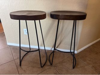 Bar height backless stools