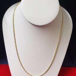 10kt Gold Rope Chain