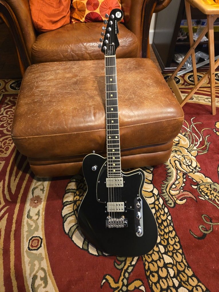 Reverend Reeves Gabrels Signature 2 Guitar Satin Black,