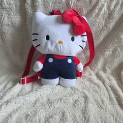 Hello Kitty Plush Backpack 