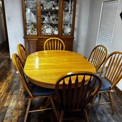 Dining Table And Six Chairs