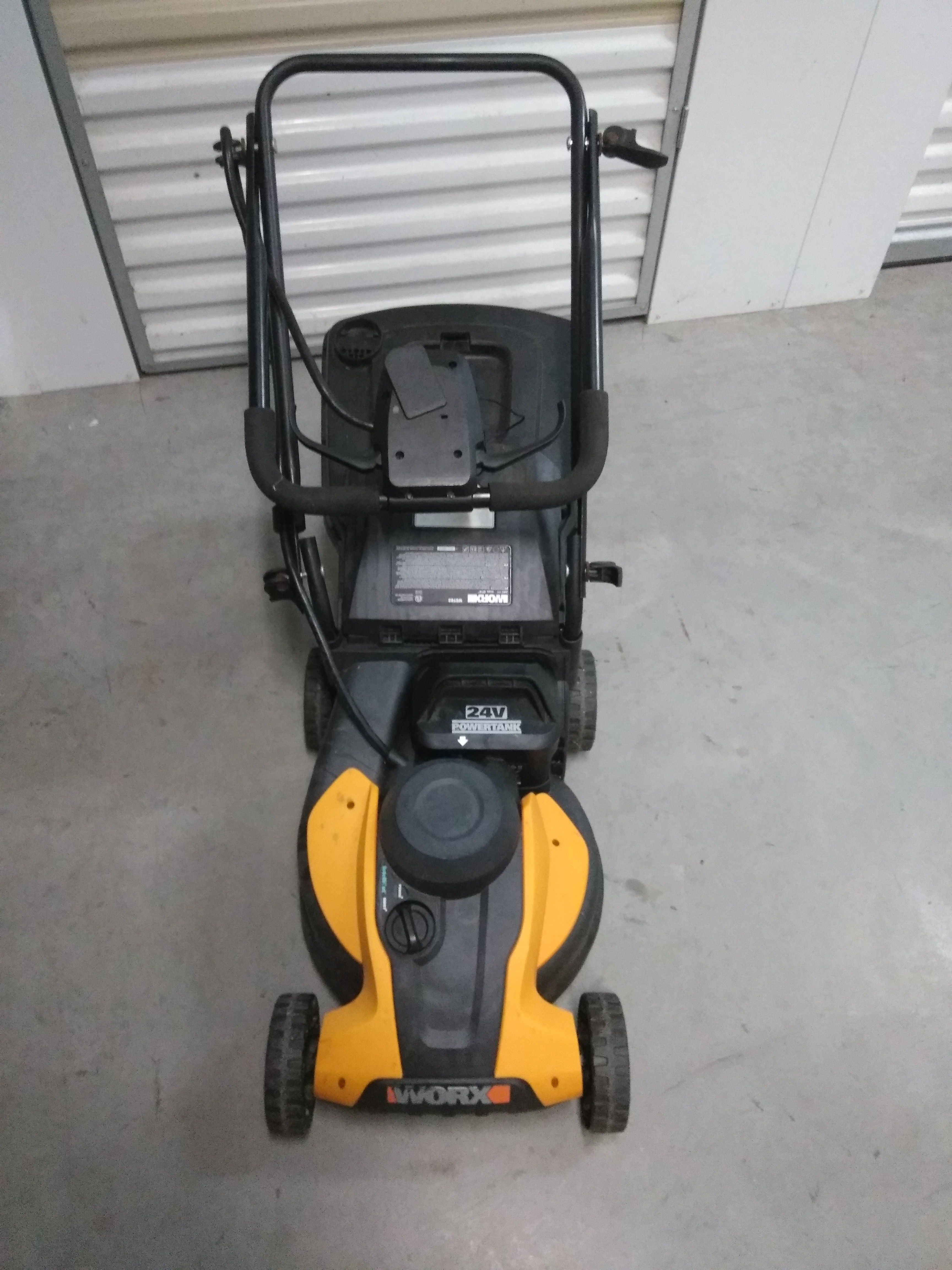 Worx 24v electric mower