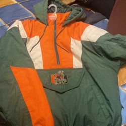 Vintage Starter Miami Hurricanes Jacket