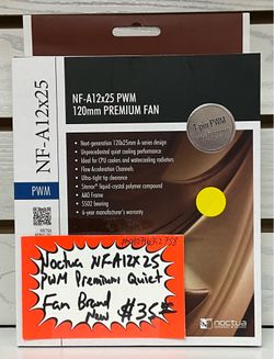 Noctua NF-A12X25 PWM Premium Quiet Fan Brand New