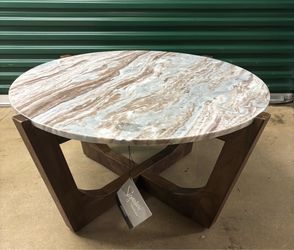 Signature Design by Ashley Tanidore Marble Coffee Table – assembled