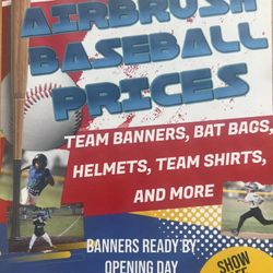 Airbrushing Dtf Banners Baseball