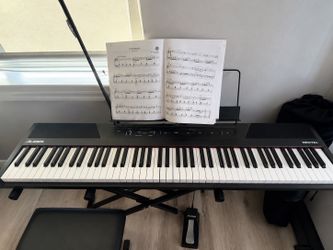 Alesis Recital Digital Piano Keyboard and Stand