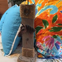 For Sale: Rustic Western Candle Holder 🐴