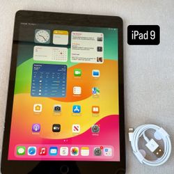 iPad 9th Gen. Like New And Unlocked! 