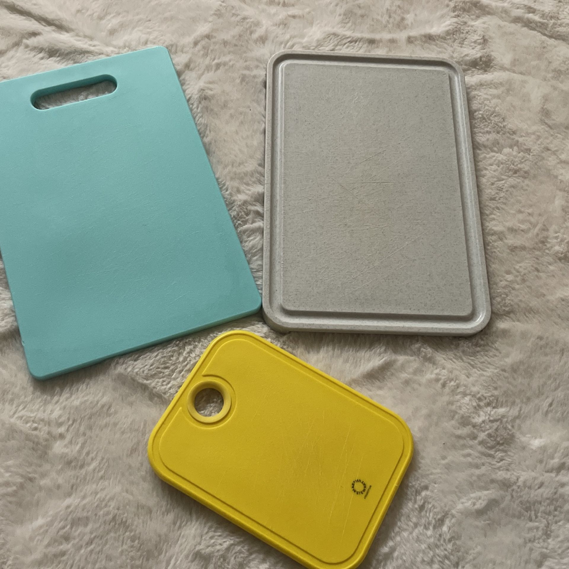 3 Clean Used Kitchen, Cutting Boards Or Art Boards