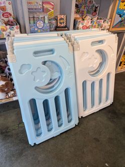 13 piece panel plastic baby toddler playard playyard playpen gate