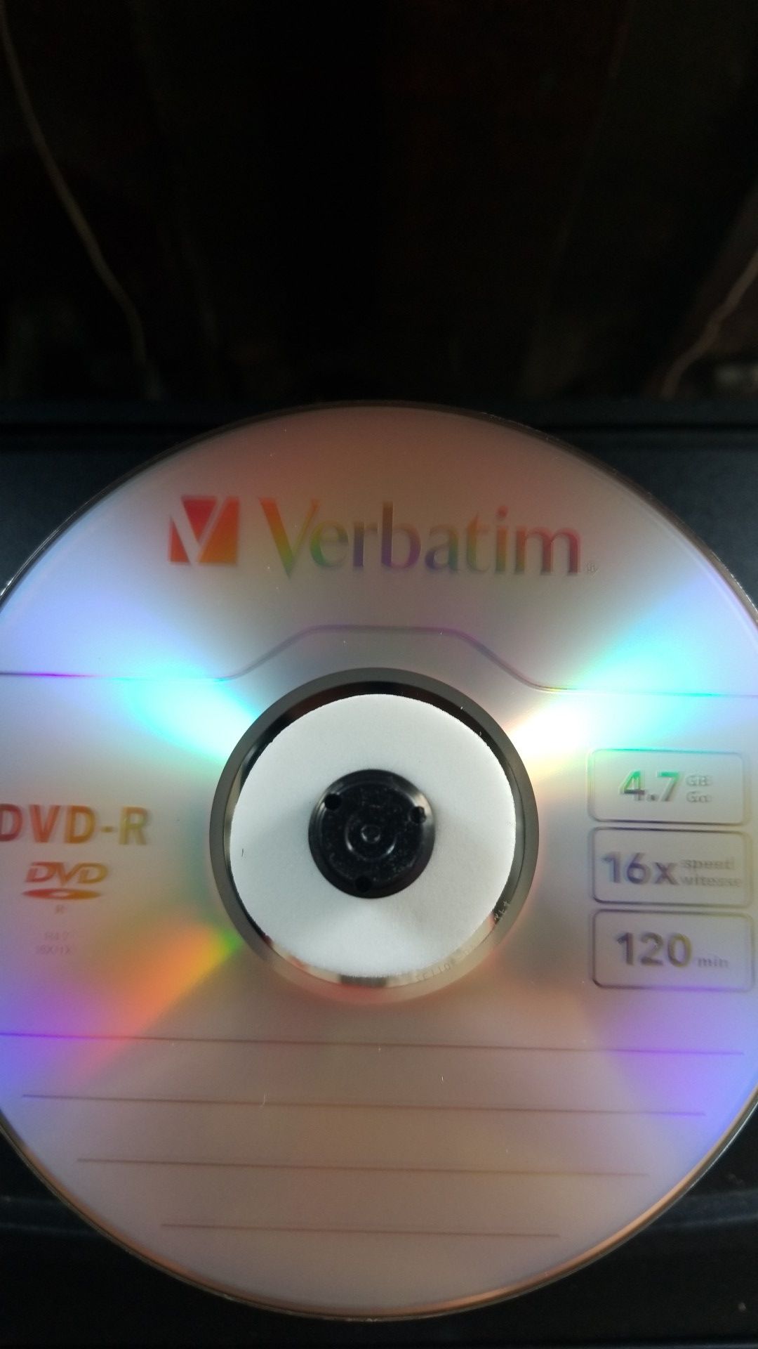 VERBATIM DVD -R 4 7 16X 120 MIN
