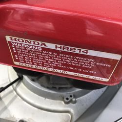 Honda 2024 hra214 manual