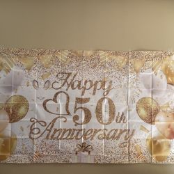 50th Wedding Anniversary banner 