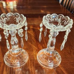 Taper or Pillar Crystal Candle Stick Holders