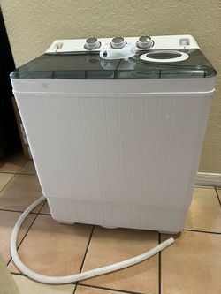 Portable Twin Tub Washing Machine – Washer & Spin Dryer