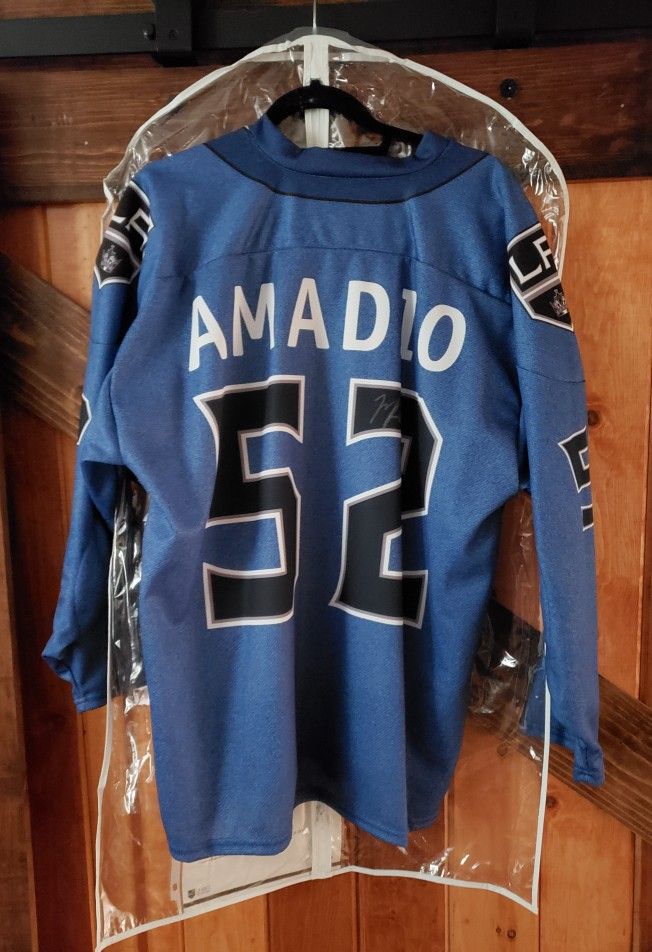 Amadio Autographed Hockey Jersey