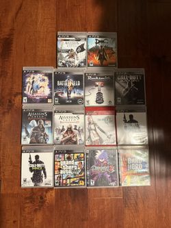 PS3 Games, Used and Good condition