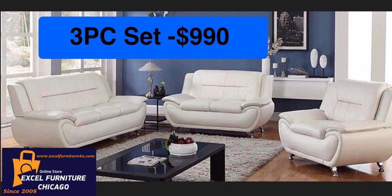 FREE DELIVERY💥Brand New 💥3PC Sofa, Loveseat, Chair Set