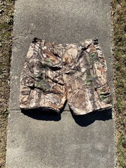 Vintage Real Tree Hunting Camo Short Size Xl 