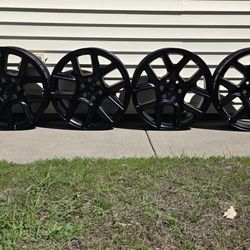 🔥 22 Inch RAM 1500 Midnight Edition Wheels | Sleek Black Upgrade