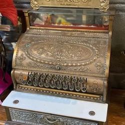 Vintage National Pub Coca-Cola Brass Cash Register No. 333