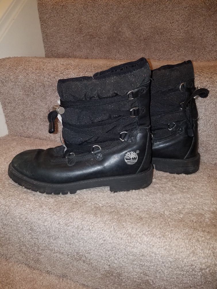 Timberland boots, size 4.5 big girls