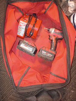 Milwaukee 2856-20 1/4" Driver with Battery and Charger Unit #4