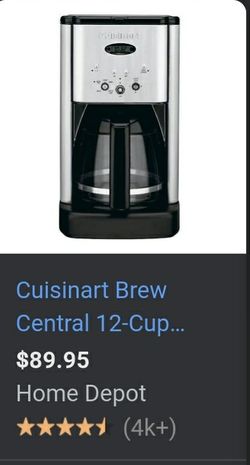 Cuisinart coffee maker used