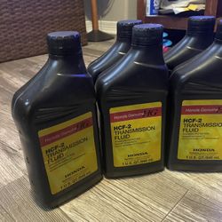 Honda HCF-2 Transmission Fluid: 5 quarts 