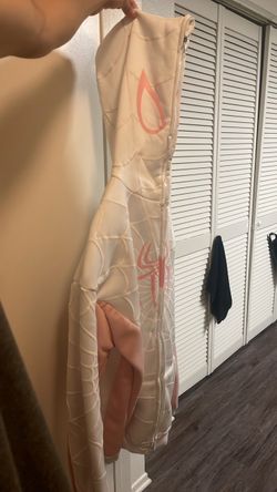 Spider-Man hoddie pink/white