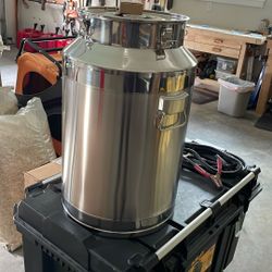 Stainless Steel Milk Jug 20 Gallon With Faucet 