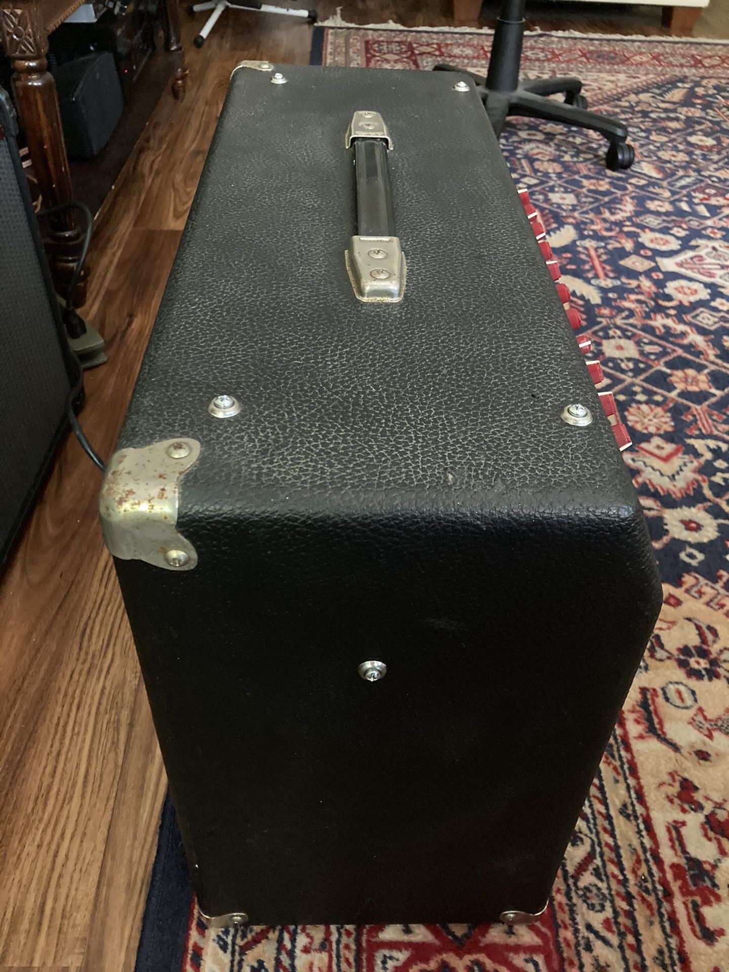 FENDER PRINCETON CHORUS GUITAR AMP VINTAGE RED KNOB MADE IN USA for