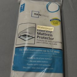 Waterproof Fitted Vinyl Mattress Protector 