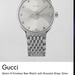 New Gucci Watch Worn 1x Comes As Is In Picture No Box 