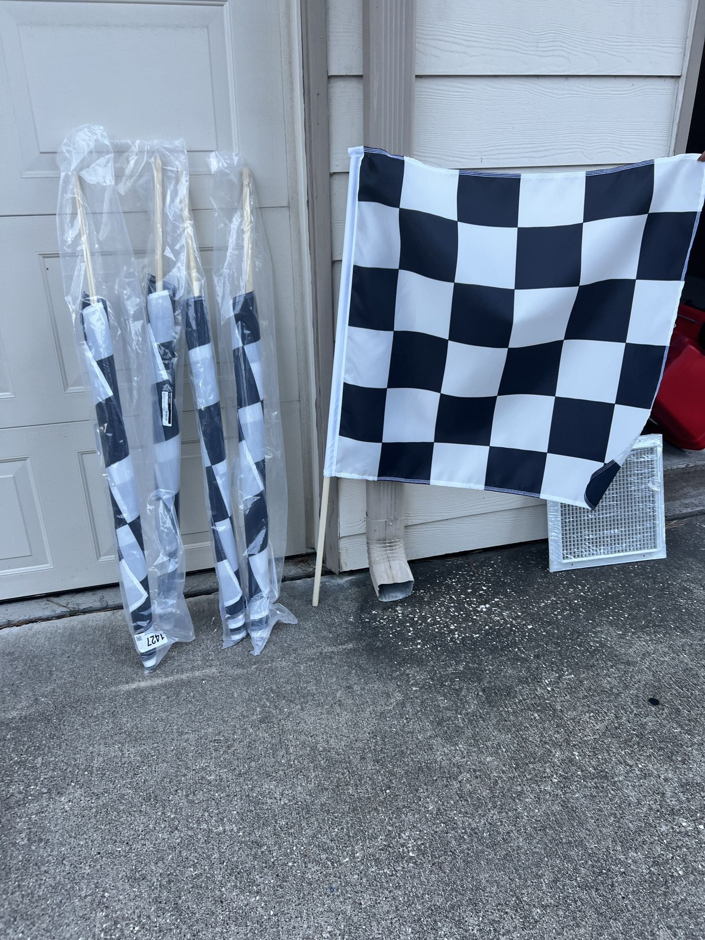 Professional Race Car Flags