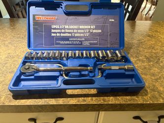 Westward 17-Piece 1/2" Drive Socket Wrench Set