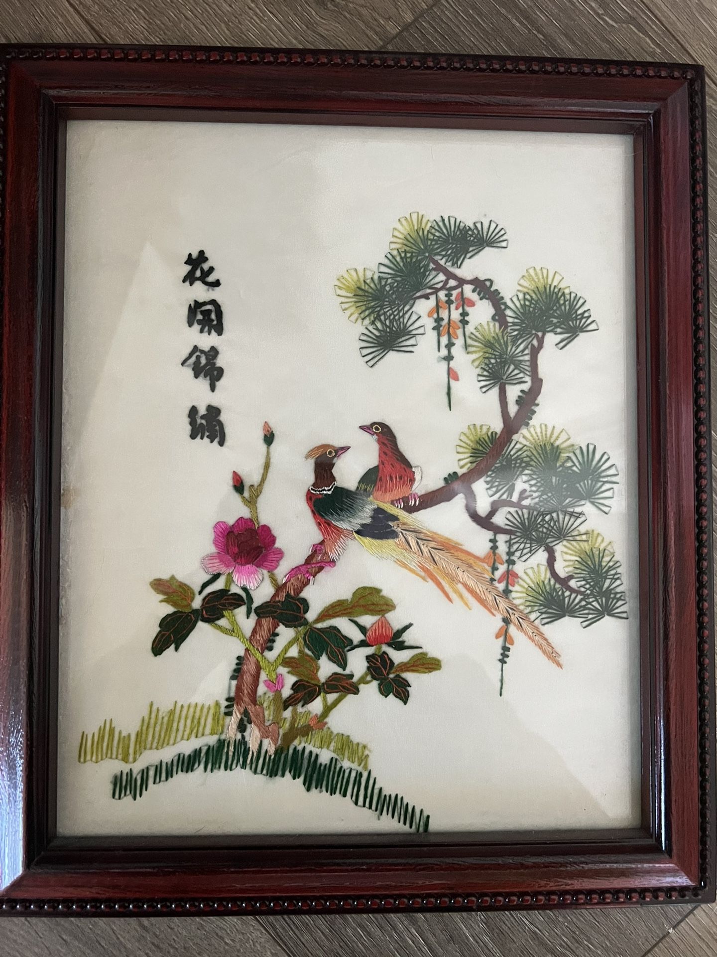Two Embroidery Decoration