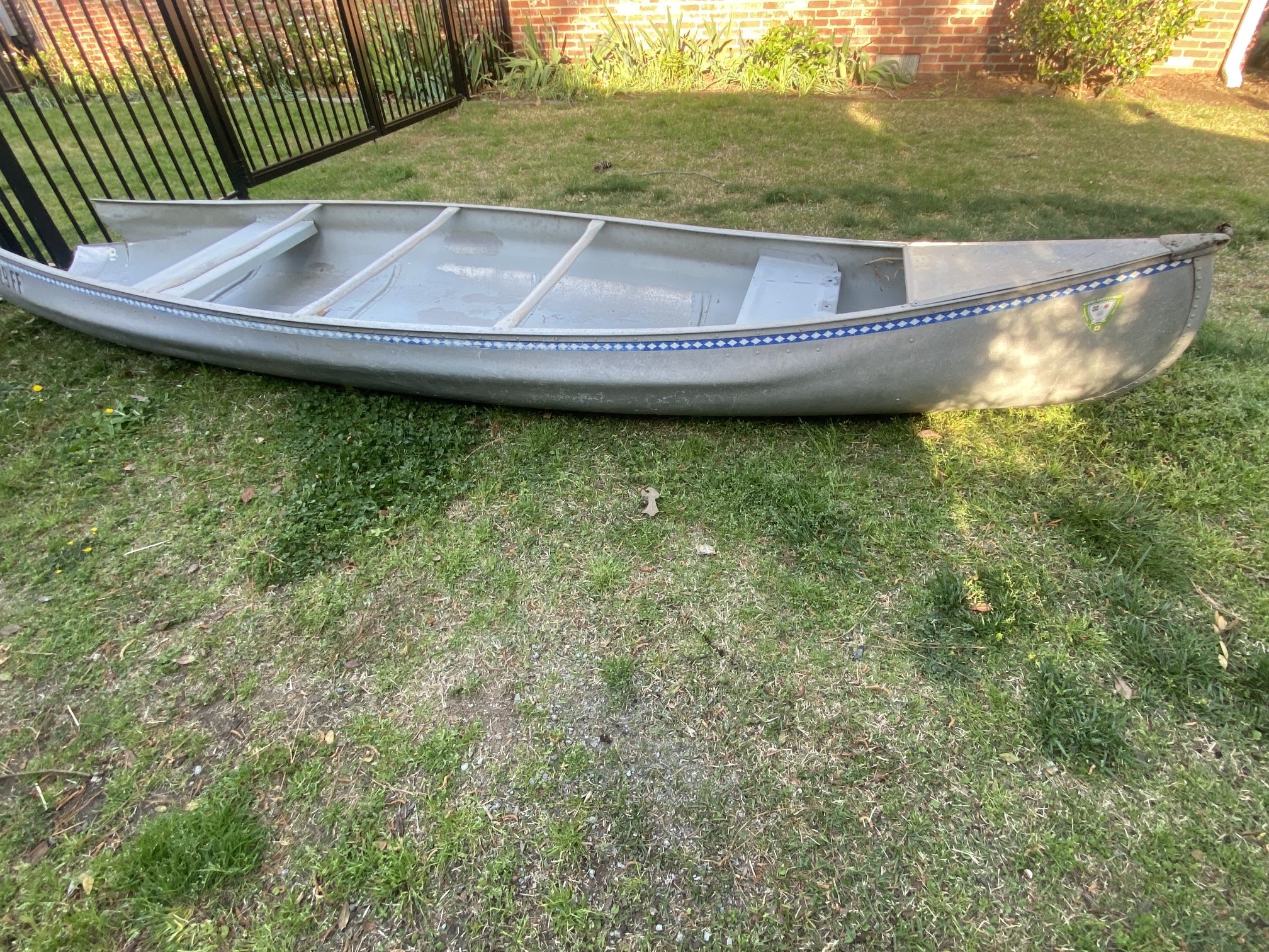 “ Solid Aluminum” Canoe