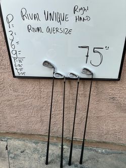 Rival Unique Oversize Golf Irons Set Right Hand