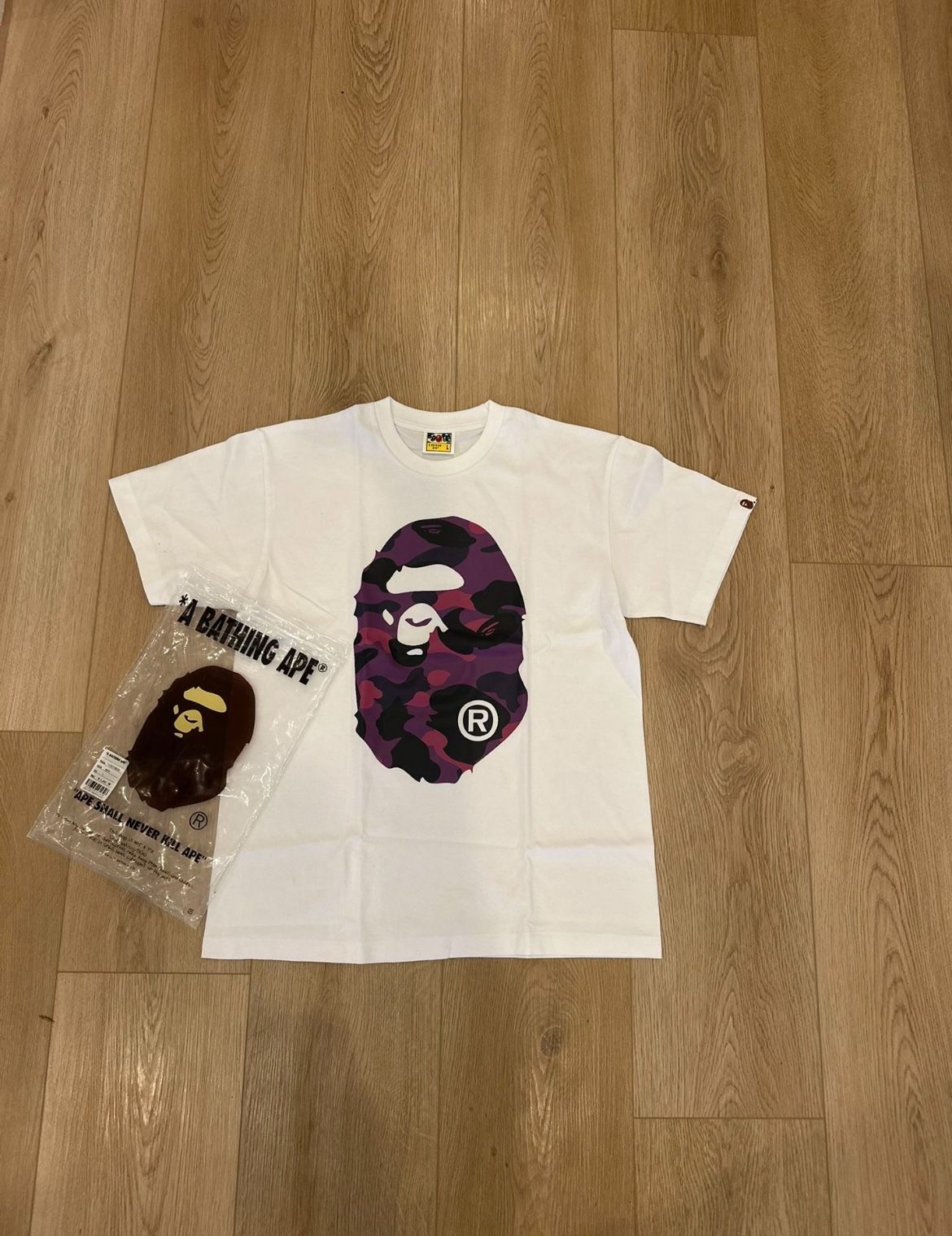Bape White T Shirt Brand New
