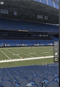Seahawks vs Minnesota Vikings - Section 113, Row S, very close to the action!
