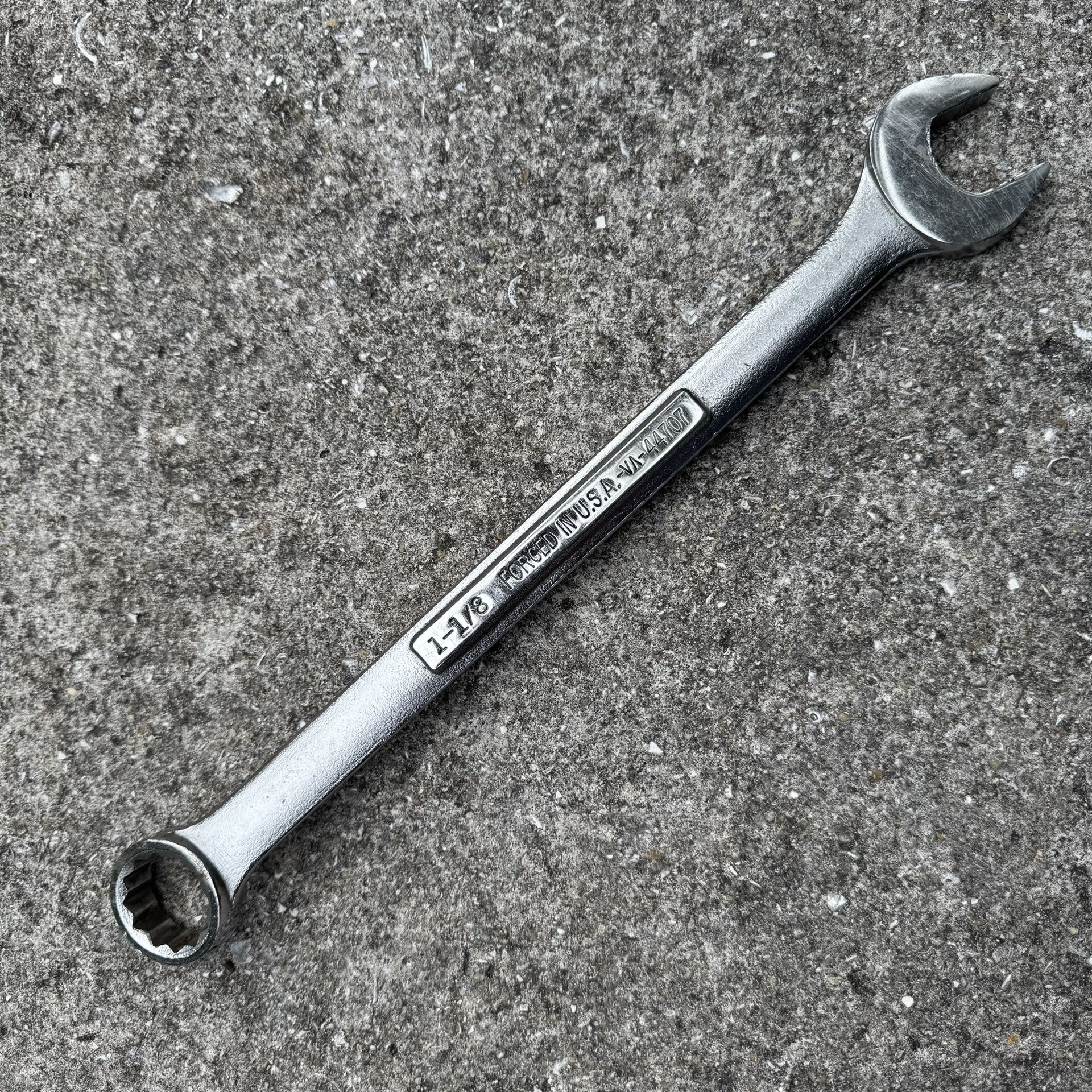 Craftsman 1-1/8” Combination Wrench USA Made