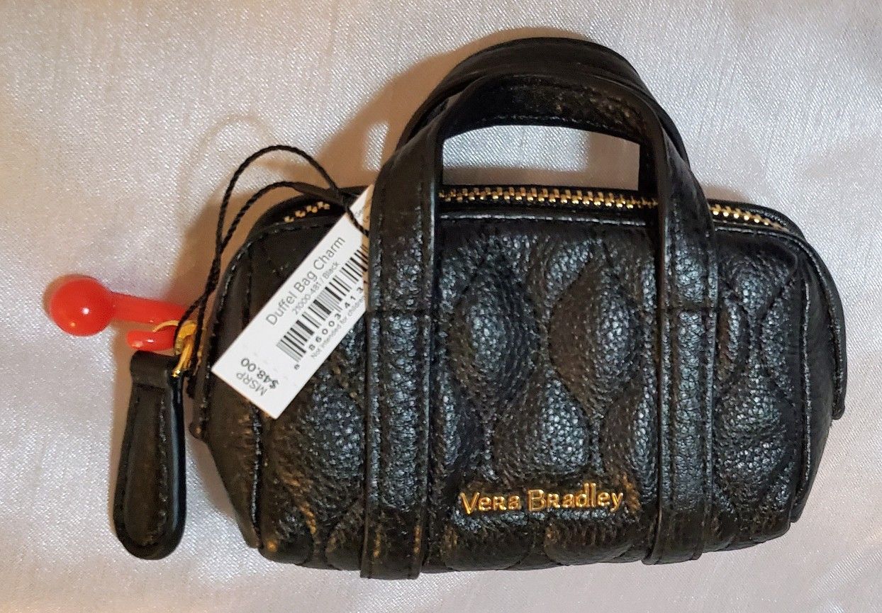 Vera Bradley Mini Bag Charm. NWT 