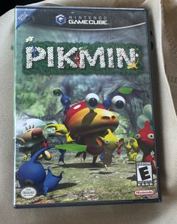 Pikmin Nintendo GameCube Black Label Game Disc Case Tested Working No Manual
