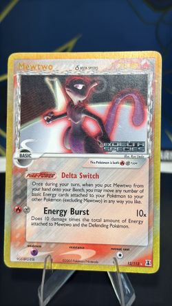 Mewtwo Delta Species Reverse Holo Stamped