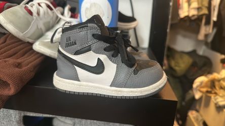 Nike baby air Jordan grey and black