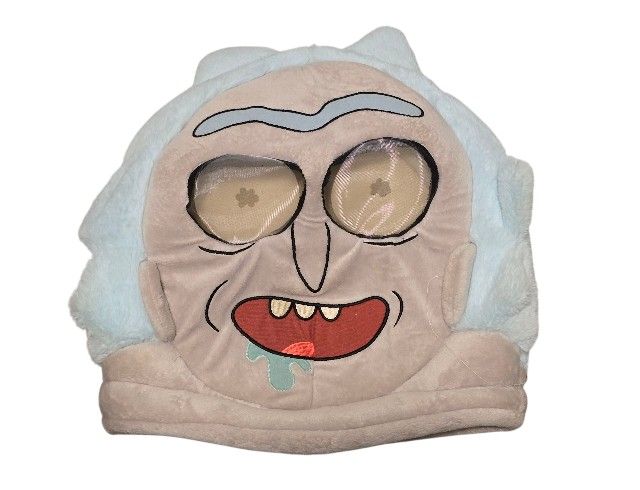 Rick And Morty Big Greeter Head Halloween costume Adult Swim Cosplay 17" x 17"