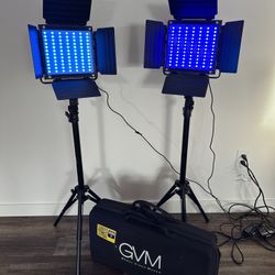 GVM RGB LED Panel Video Lights