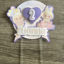 Labubu Cake Topper